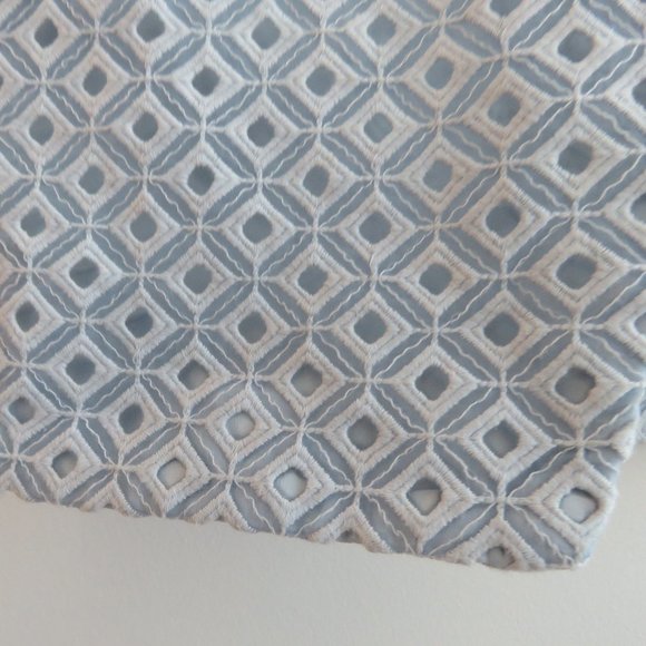 NICHOLAS Baby Blue Lace Eyelet Cut Out Pencil Dress - Size US 4 - Picture 11 of 16